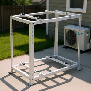 Soporte de Suelo de Dos Niveles para Mini Split, 9000-18000 BTU, Soporte para Aire Acondicionado con Bomba de Calor, Uso en Exteriores - Product Image 2