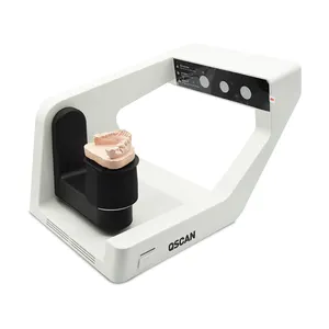 QScan Pro OEM masaüstü diş Lab tarayıcı 3D doku tarama mavi işık Demo makinesi diş tarayıcı