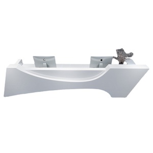 Hotel Counter Table Modern Cheap Beauty Nail Salon <strong>Mini</strong> Reception <strong>Desk</strong> - Product Image 4