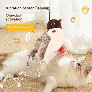 Nuevo Juguete de Peluche para Gatos con Sonido, Simulación de Pájaro que se Mueve, Funciones Automáticas de Caza, Llamador de Mascotas - Product Image 4