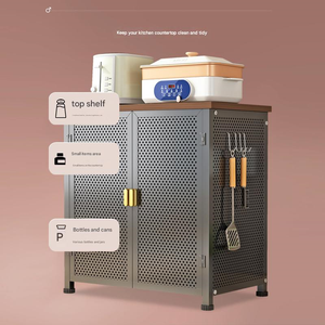 Aparador Estilo Coreano <span class=keywords><strong>Bauhaus</strong></span>, Mueble de <span class=keywords><strong>Cocina</strong></span> de Hierro Forjado de Lujo Ligero, Nuevo Estilo Moderno Minimalista para Sala de Estar - Product Image 3