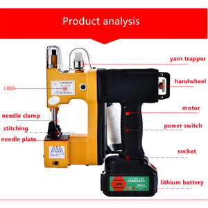 Máquina de Coser Eléctrica Mini <span class=keywords><strong>Singer</strong></span> de Grado Industrial, Semiautomática, para Coser Pelucas, con Cerrador de Bolsas para Sellado de Bolsas - Product Image 5