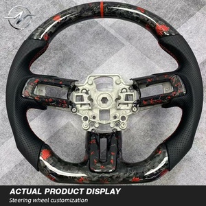 Volante Deportivo de Fibra de Carbono Forjado para <span class=keywords><strong>Ford</strong></span> <span class=keywords><strong>Mustang</strong></span> S550 2015-<span class=keywords><strong>2023</strong></span> 5.0L GT V8 350 500 Shelby <span class=keywords><strong>Mach</strong></span> <span class=keywords><strong>1</strong></span> RTR - Product Image 2