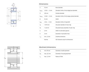 Hitzebeständige und Korrosionsbeständige Lager Kugelrollenlager für Vibrationsmaschinen <span class=keywords><strong>22215E</strong></span> - Product Image 6