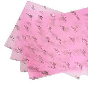 화장품 메이크업 의류 헤어 포장을위한 맞춤형 인쇄 텍스트 로고 포장 티슈 페이퍼