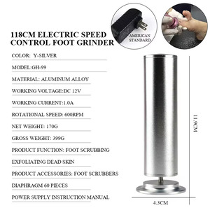 Amoladora eléctrica para pies, amoladora de pies automática para el hogar, pedicura, elimina los callos de piel muerta, hermosa máquina de pedicura para pies - Product Image 2