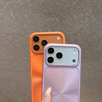 Coque de téléphone de luxe scintillante effet aurore brillante pour iPhone 18 17 15 16 Pro Max 14 12 11 13 Pro avec protection intégrale de l'objectif en verre