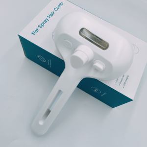 Spazzola a Vapore 4 in 1 in ABS per Cani e <span class=keywords><strong>Gatti</strong></span> <span class=keywords><strong>con</strong></span> Funzione Autopulente, <span class=keywords><strong>Pettine</strong></span> per Rimozione Peli e Spray Sicuro per la Cura degli Animali - Product Image 6