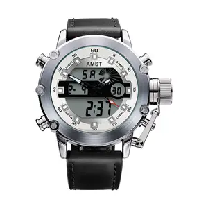 AM3035 Montre chronographe classique unique et multi-tendances pour hommes, grand cadran