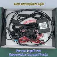 Zhisin 2-en-1, bande lumineuse LED 120 cm avec contrôleur APP, 12V, éclairage d'ambiance universel RGB Symphony pour toit ouvrant de voitures, garantie 1 an