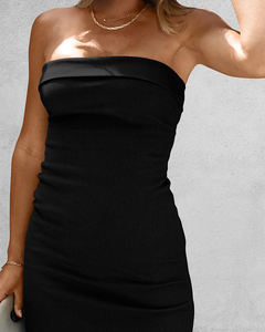 Vente chaude épicée fille soirée robe de soirée Tube Sexy hanche étreinte côté fendu Slim Fit longue Maxi robe - Product Image 2