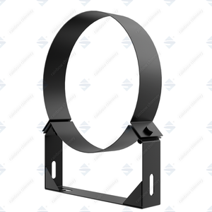 Support mural pour <span class=keywords><strong>tuyau</strong></span> <span class=keywords><strong>de</strong></span> cheminée extérieur en acier inoxydable SUS304/SUS316 pour tuyaux à double paroi <span class=keywords><strong>de</strong></span> 6 pouces, garantie 5 ans - Product Image 3