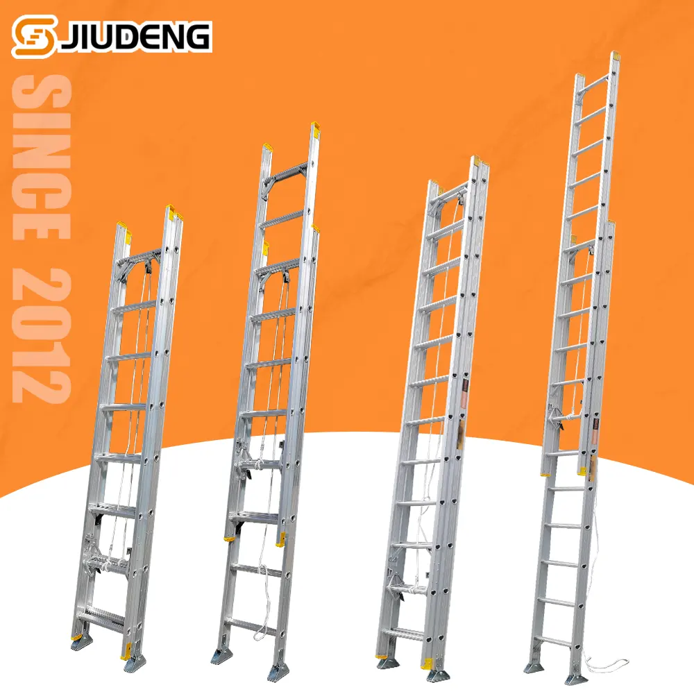 Aluminium Ladder Extension Ladder Uitschuifbare Ladder 7.2M 8.4M 9.6M 10.8M 12.0M