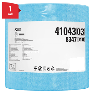 Rouleau de lingettes nettoyées pour graisse d'huile, 475 pièces, jetables, Jumbo, usage intensif à main, humides, en rouleau - Product Image 6