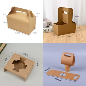 Caja <span class=keywords><strong>de</strong></span> Cartón Kraft Marrón con Revestimiento <span class=keywords><strong>de</strong></span> PE Aprobada por la FDA, Caja <span class=keywords><strong>de</strong></span> Embalaje <span class=keywords><strong>de</strong></span> Alimentos Resistente al Aceite con Cierre Fácil <span class=keywords><strong>de</strong></span> Abrir - Product Image 3