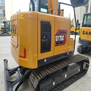 ใช้7.5TON SY75C ของรถขุดในสภาพที่ดีราคาต่ำมือสองในสต็อก - Product Image 2