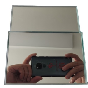 Miroir de salle de bain en verre transparent sans cadre de grande taille personnalisé, produit en série par l'usine pour les salles de bain - Product Image 5