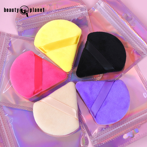 Beauty Planet 3 piezas Triángulo Maquillaje Esponja Set Polvo Suelto Esponja Suave Cosmético Terciopelo Cara Puff Maquillaje Esponja Set Logo - Product Image 5