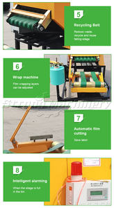 Empacadora de ensilaje Maquinaria agrícola Empacadora de heno agrícola automática - Product Image 4