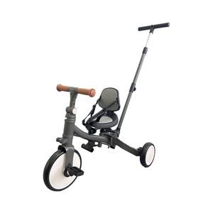 4 in 1 Plastic <strong>Toddler</strong> Tricycle <strong>with</strong> Push <strong>Handle</strong> for 2-4 Year Old Boys and Girls Kids Push <strong>Trike</strong> <strong>with</strong> Safe Bar - Product Image 4