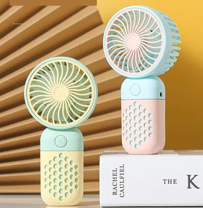 Ventilador de Mano Recargable al por Mayor, Nuevo, Diseño de Dibujos Animados, Lindo, Pequeño, Portátil, Mini USB de Bolsillo para Estudiantes - Product Image 2