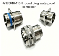 CYXS JY3470L18-11SN1 Connecteur Circulaire d'Aviation Étanche à 11 Broches, Coque Métallique Haute Précision, Alliage d'Aluminium et Acier Inoxydable