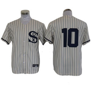 Hochwertige Maßanfertigung Unisex Chicago Team für # 7 # ANDERSON74 # JIMENEZ79 #   Baseball-Uniform Antibakteriell Nylon/Kaschmir Stickerei - Product Image 4