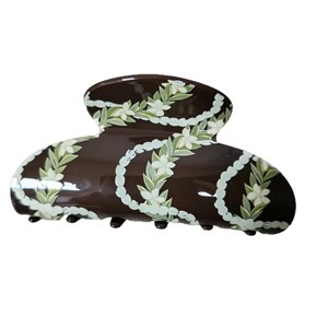 Hawaiian <strong>Hair</strong> Claw Acrylic <strong>Floral</strong> Tropical Flower <strong>Hair</strong> Clamps for Women Girls Summer Beach <strong>Hair</strong> <strong>Accessories</strong> - Product Image 4