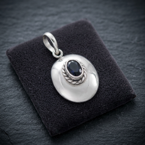 Art Palace Best <b>Garnet</b> Gemstone Silver Fine Pendant & Charm Elegant Design for Style & Luxury - Product Image 1