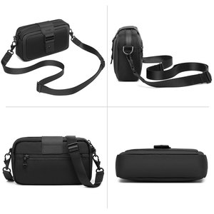 <span class=keywords><strong>Ozuko</strong></span> 9829, bolso de hombro pequeño a la moda, bolso informal, correa ajustable para llevar diariamente, bolso cruzado para hombre - Product Image 2