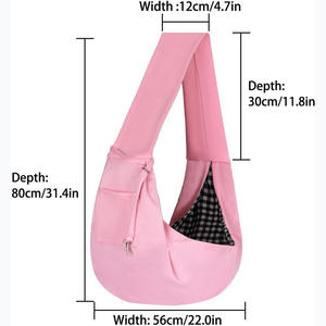Free sample Eco-friendly Small Animals Polyester Zipper Quadrate <b>Dog</b> <b>Carrier</b> Pet Bag <b>Sling</b> <b>Carrier</b> - Product Image 5