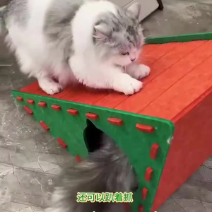 Relipet Groothandel Driehoek Kat Krabplank Kat Bedden 4 Seizoen Universele Semi-Ingesloten Gat Boren Kat Tunnels - Product Image 1