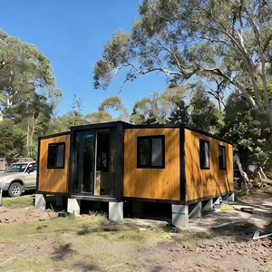Cabine extensible durable et économique pour le tourisme rural et les séjours à <span class=keywords><strong>la</strong></span> maison d'hôtes, maison conteneur extensible à double aile de 20 pieds - Product Image 1