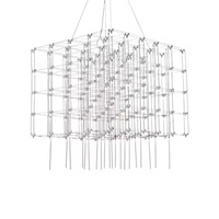 Lampadario a Stella Personalizzato Non Standard, Illuminazione Commerciale per Tavoli Espositivi, Hotel, Ville e Sale Banchetti