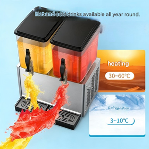 Système de distribution automatique de boissons <span class=keywords><strong>à</strong></span> double réservoir <span class=keywords><strong>pour</strong></span> boissons froides et chaudes, équipé de pompes de mélange de qualité commerciale - Product Image 1