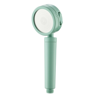 Vente chaude ABS pluie haute pression Portable pommeau de douche Style Simple Design coloré avec robinet de salle de bain bec inverseur