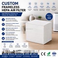 Filtre de remplacement HEPA sans cadre personnalisé, compatible avec diverses marques de purificateurs d'air