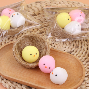 Jouets Squishy Kawaii en forme de petit poussin, balles anti-stress pour enfants, cadeaux de fête, jouets anti-stress pour anniversaire - Product Image 1