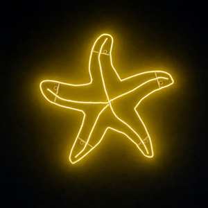 Motif lumineux LED néon 2D IP65 Thème Vie Marine pour aquarium, hôtel, place publique et projet de décoration extérieure commerciale - Product Image 1