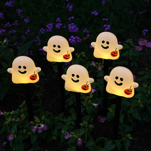 Halloween <b>Ground</b> <b>Stake</b> Solar IP65 Light Spooky Doll Head Pumpkin Ghost Witch Waterproof Outdoor Garden Lawn Yard Scary Party - Product Image 4