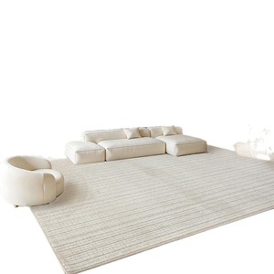 Alfombra de Nueva Zelanda Tejida a Máquina de Alta Gama, Estilo Italiano Minimalista para Sala de Estar, Dormitorio, Mesa de Centro, Lujo Superior para Villa - Product Image 5