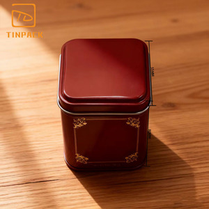 Square <strong>Tin</strong> Can Packaging for <strong>Tea</strong> Loose <strong>Tea</strong> Storage <strong>Tin</strong> Can Wholesales Matcha <strong>Tea</strong> <strong>Caddy</strong> <strong>Tins</strong> - Product Image 6
