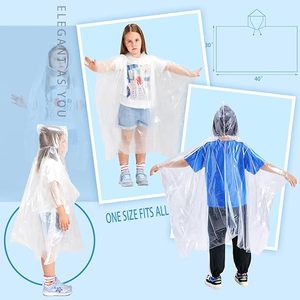 Terbaik Penjual LOGO Dicetak Promosi Sekali Pakai Jas Hujan, Hujan Hujan - Product Image 4