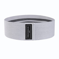 Bandas Elásticas de Ejercicio al por Mayor en Negro, Blanco y Gris, Bandas de Resistencia de Poliéster y Algodón para Cadera y Piernas, para Fitness y Esculpido Corporal