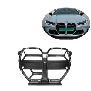 Rejilla Delantera para Auto Compatible con G80 G82 G83 <span class=keywords><strong>M3</strong></span> M4, Parachoques Delantero Modificado de Fibra de Carbono Seca - Product Image 1