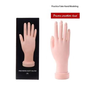 2026 Professional Nail Tool Hand <b>Model</b> Flexible Silicone Material Nail Training Practice Hand <b>Model</b> Nail Products - Product Image 6