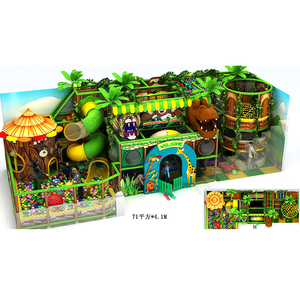 Tongyao Forest Theme <b>Indoor</b> Playground Jungle Gym for Children <b>Slide</b> 500kg Capacity for Daycare Shopping Malls - Product Image 6