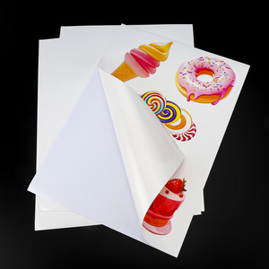 Hoja de papel de calcomanía mate brillante autoadhesiva impermeable PP imprimible de vinilo para impresora láser de inyección de tinta A4 papel adhesivo de etiqueta de vinilo - Product Image 5