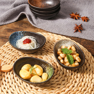 Assiette à sauce à salade en céramique japonaise Petit plat à tremper Vaisselle Bols <span class=keywords><strong>Wasabi</strong></span> à <span class=keywords><strong>sushi</strong></span> glacés - Product Image 5