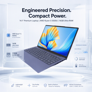 Nueva Laptop Educativa <span class=keywords><strong>para</strong></span> Estudiantes de 14 Pulgadas, Windows 11, Ultradelgada, Portátil, <span class=keywords><strong>para</strong></span> Negocios y Aprendizaje en Línea - Product Image 1